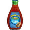 Ortega mild taco sauce bottle, Original Thick & Smooth, front label