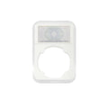 Acrylic coin slab display holder, clear case with round coin opening (32.5mm)
