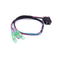 Outboard trim and tilt switch wiring harness with black control and multicolor leads