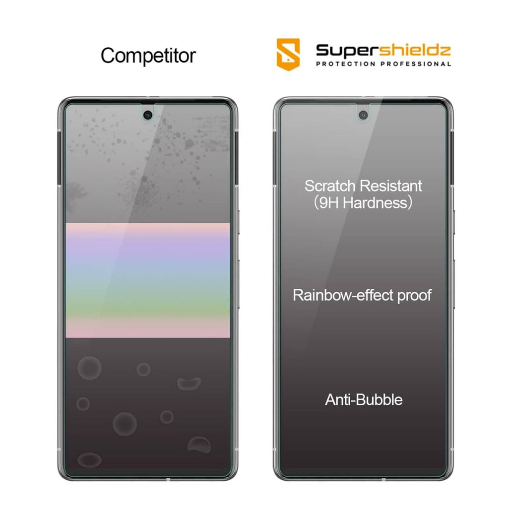 Tempered glass screen protector for Pixel 7, scratch-resistant 9H, anti-bubble fit
