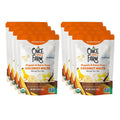 Multiple organic coconut melts pouches, no added sugar, dairy-free, with probiotics