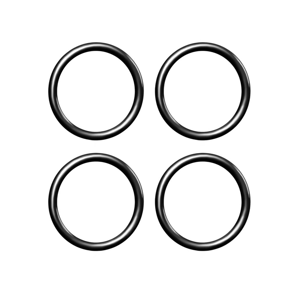 STEADYKLEEN sink drain O-rings, set of 4 black rubber loops