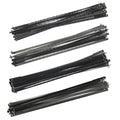 5-inch pin-end scroll saw blades, high-carbon steel, black blades with mounting pins