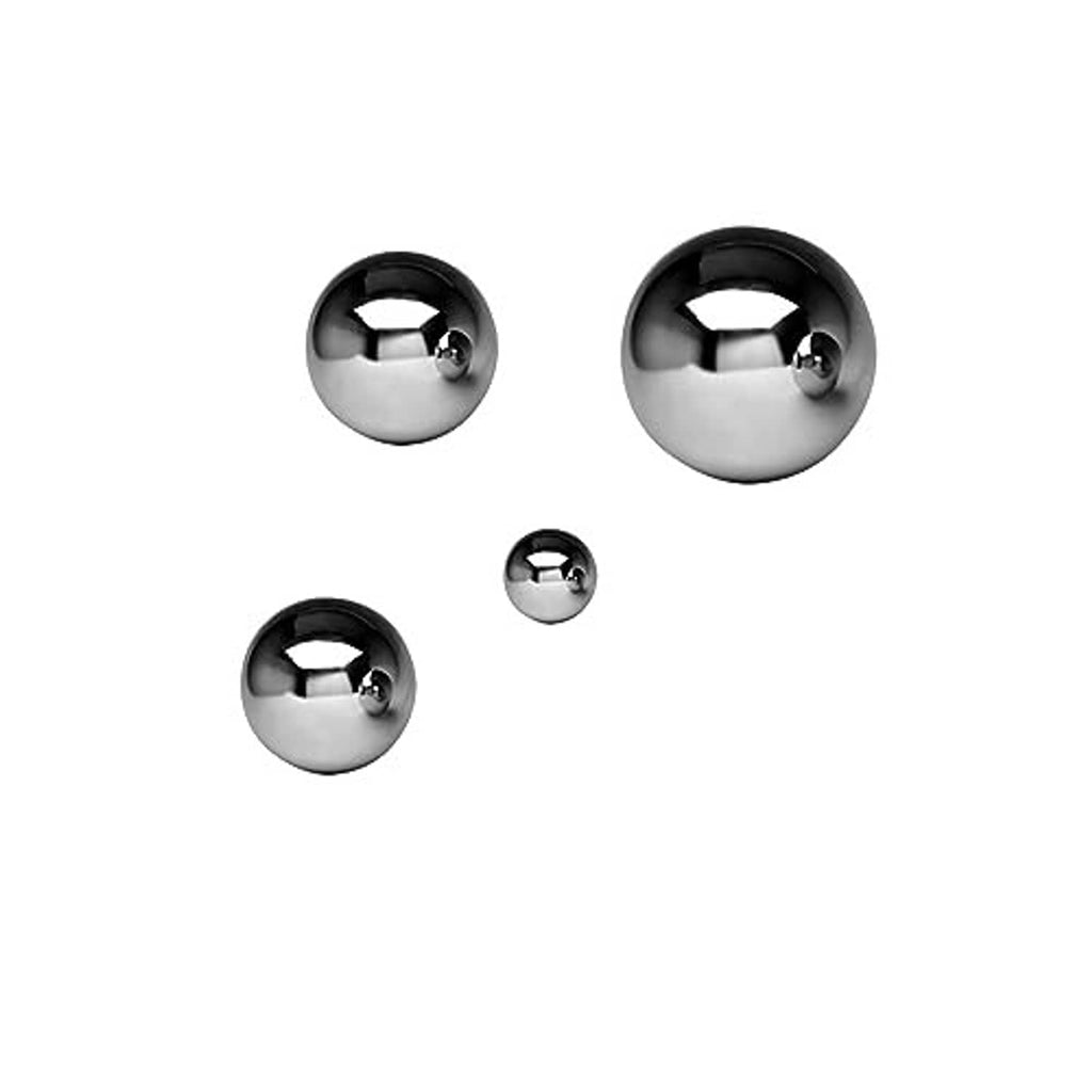 Floor jack seal kit with chrome cap plugs in round shapes