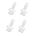 Set of 4 plastic hose barb adapters, 3/8 in barbed end x 1/2 in NPT male