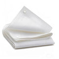 White shade cloth roll with grommet, folded mesh fabric for greenhouse sun protection