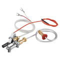 Gas pilot assembly with electrode, thermopile, pilot tube and red/white wiring harness