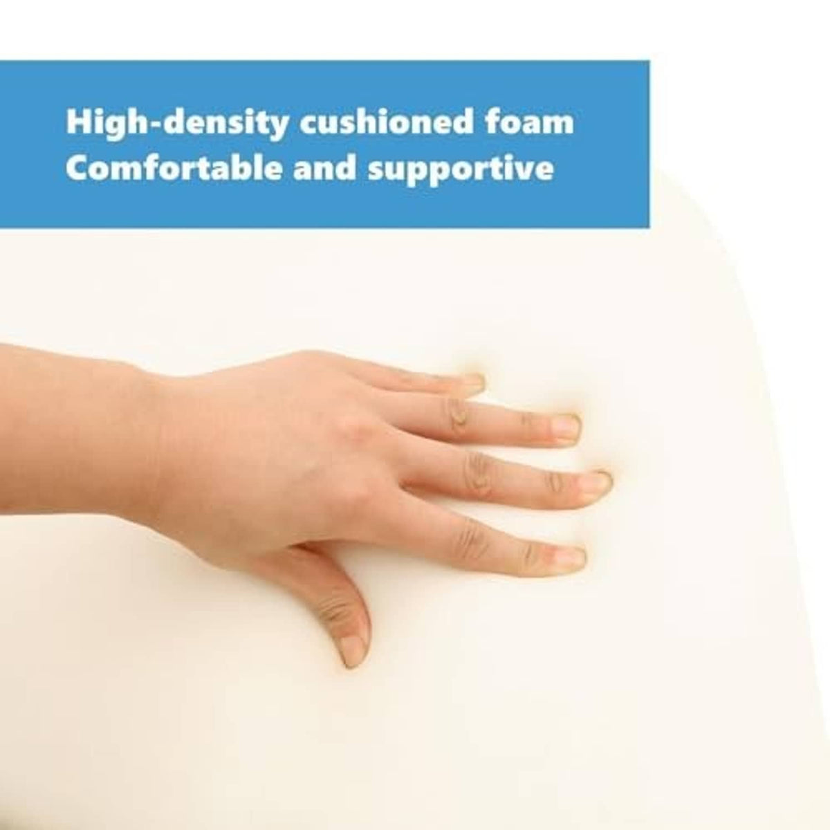 Driver side bottom seat foam cushion replacement pad with high-density cushioned foam