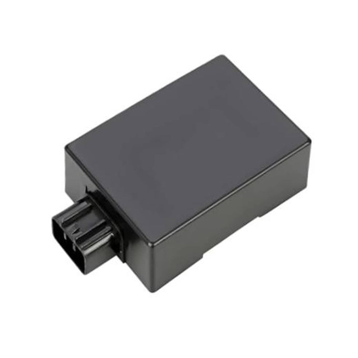 CDI ignition control box with multi-pin connector, dark gray rectangular housing