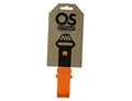 Orange silicone bike camera strap on OS STRAP backing card