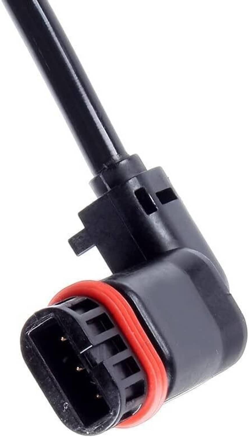 Air suspension strut electrical connector plug with red seal and black housing