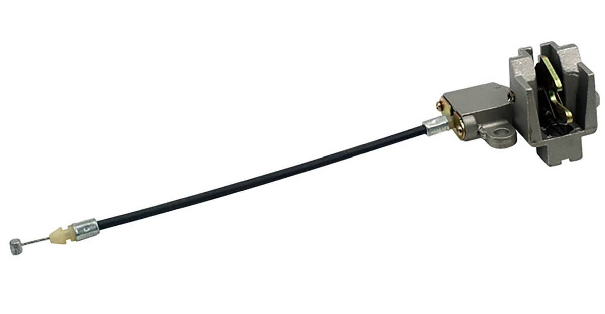 Ignition switch lock cylinder with keys and long wire lead, metal housing