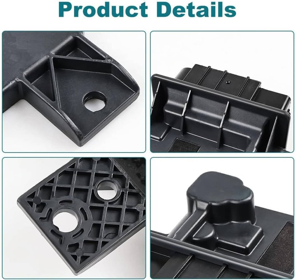 Black fuel pump power control module detail views of housing and mounting points