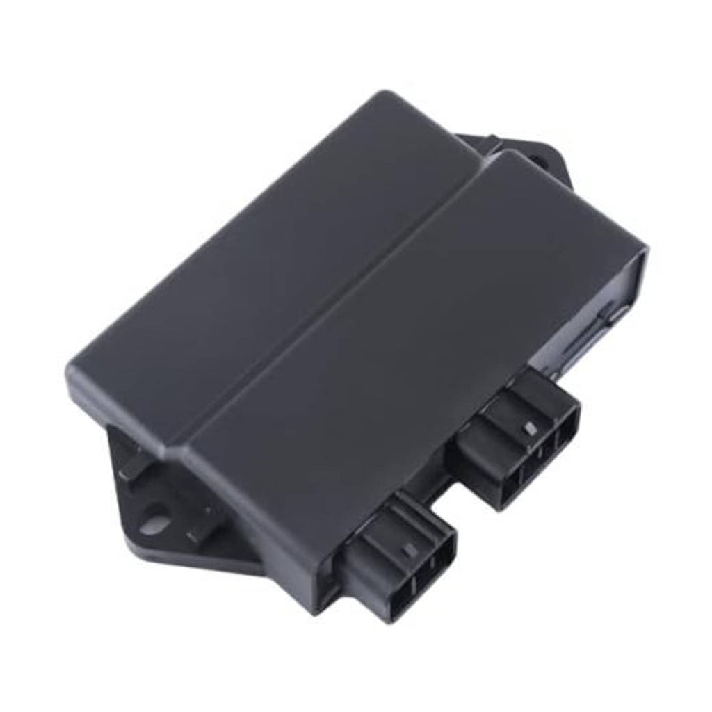 Dark gray CDI ignition control module with two black multi-pin connectors