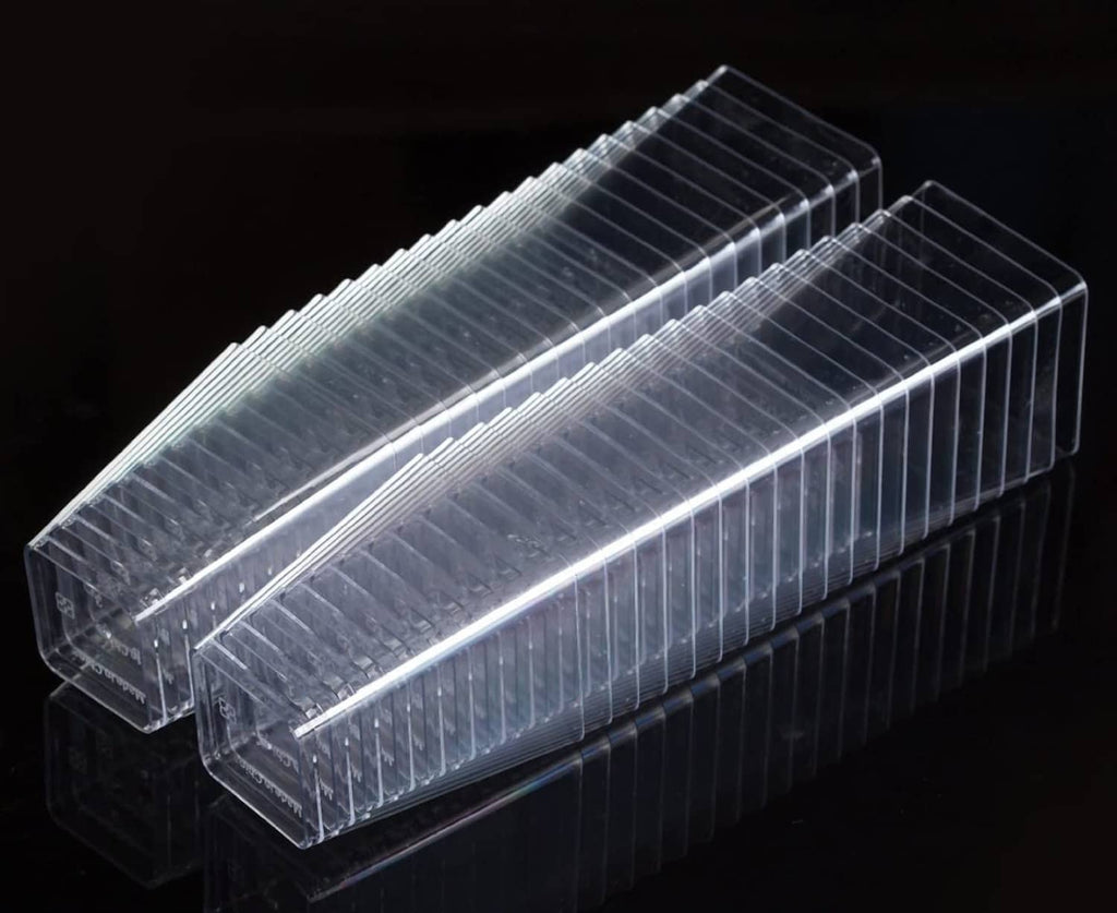 Clear plastic cup divider tray inserts for stacking multiple cups