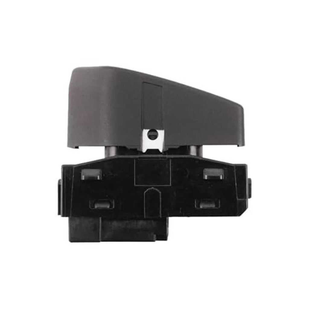 Back view of gray door lock switch assembly with mounting tabs