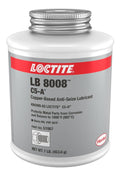 Loctite LB 8008 copper-based anti-seize lubricant jar with red label