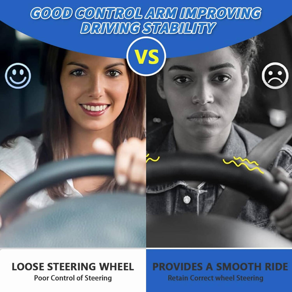 Steering wheel stability promotional graphic