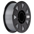 Grey PETG 3D printer filament spool, 1.75mm on black reel