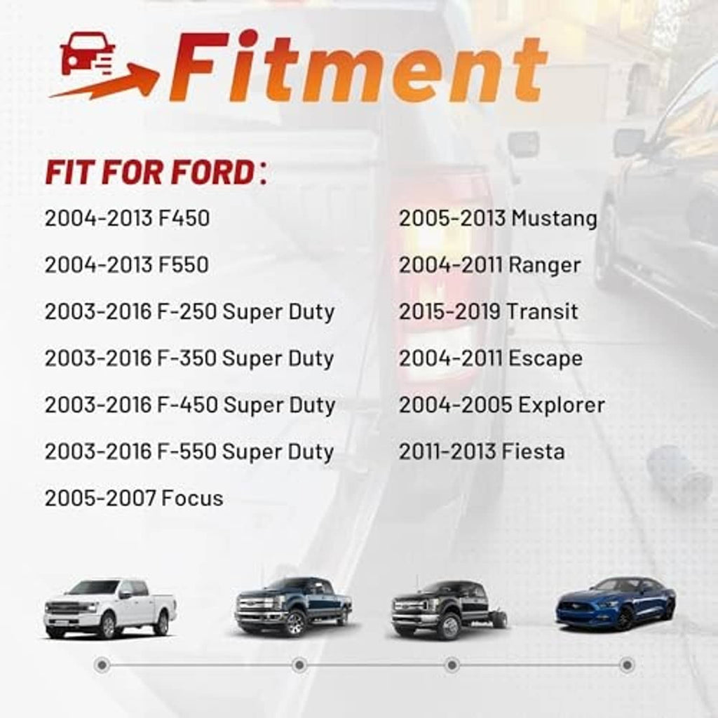 Vehicle fitment chart background with turn signal light socket and pigtail parts