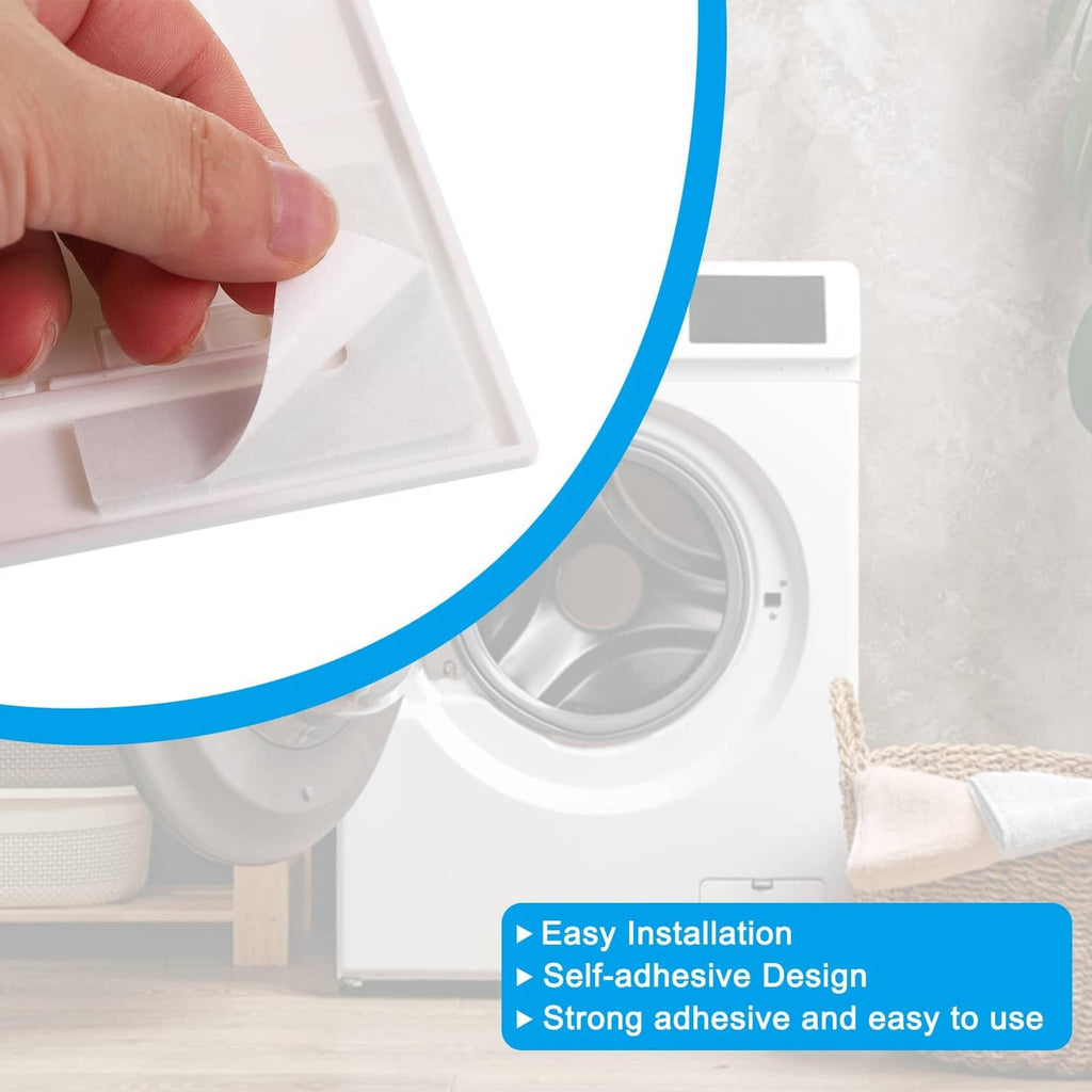 White self-adhesive access panel cover lifted open by hand