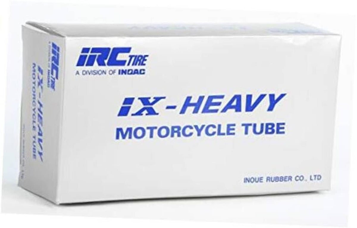 IRC IX-Heavy motorcycle tube box, white carton with 90/100-16 on side and front