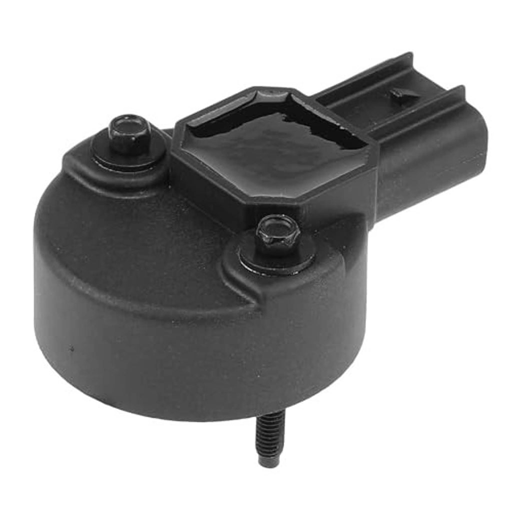 Black camshaft position sensor with three visible hex fasteners and side connector