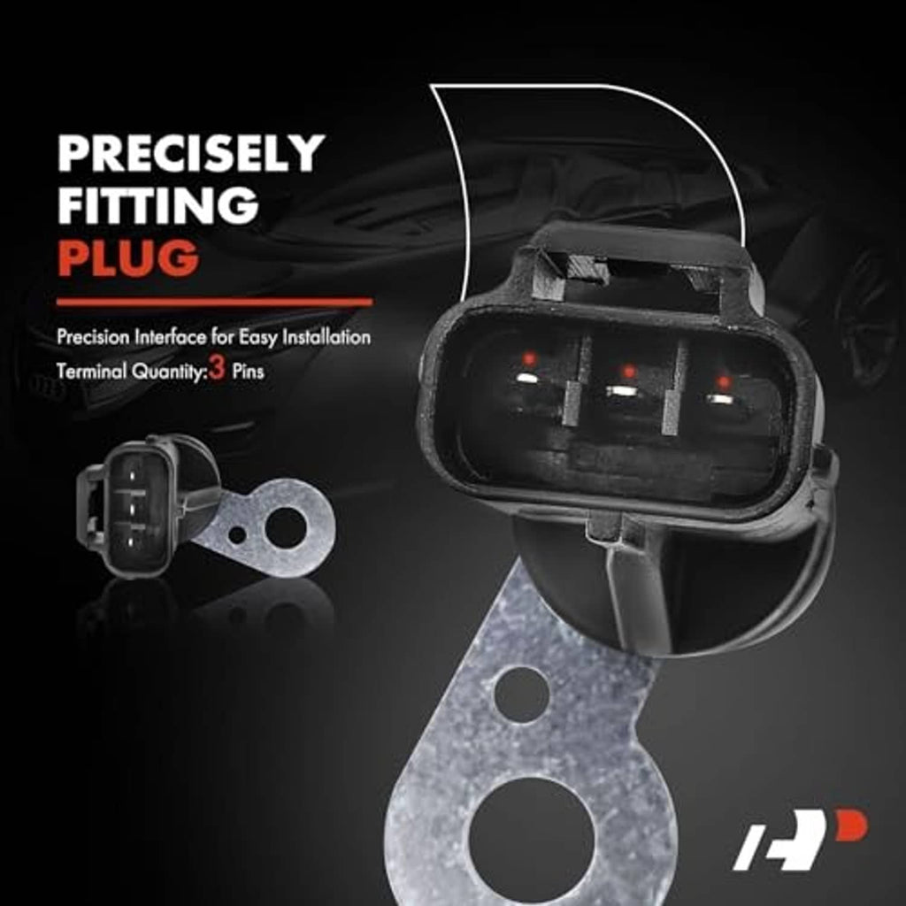 Precisely fitting plug graphic with connector illustration for crankshaft position sensor