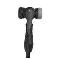 Universal bike pump head, double-sided Schrader/Presta connector, black handle