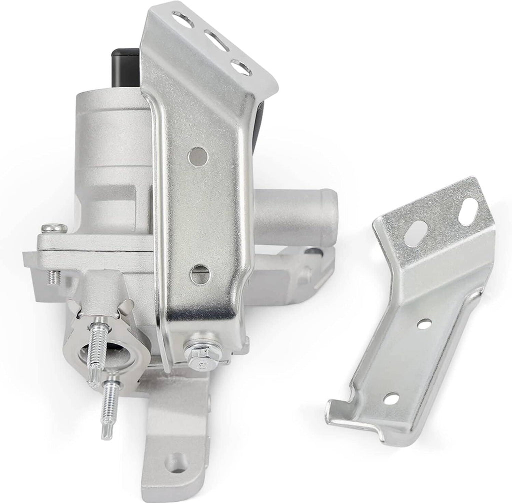 Secondary air injection check valve with silver housing and loose silver mounting bracket