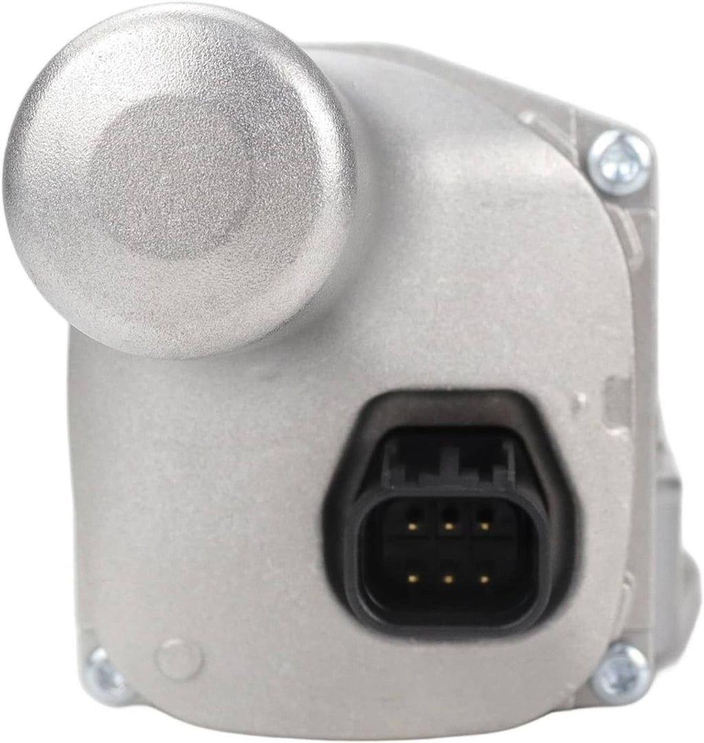 Throttle body sensor connector on silver housing with multi-pin plug