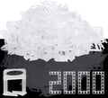 White plastic tile leveling spacers clips set with base plates and adjustable clips
