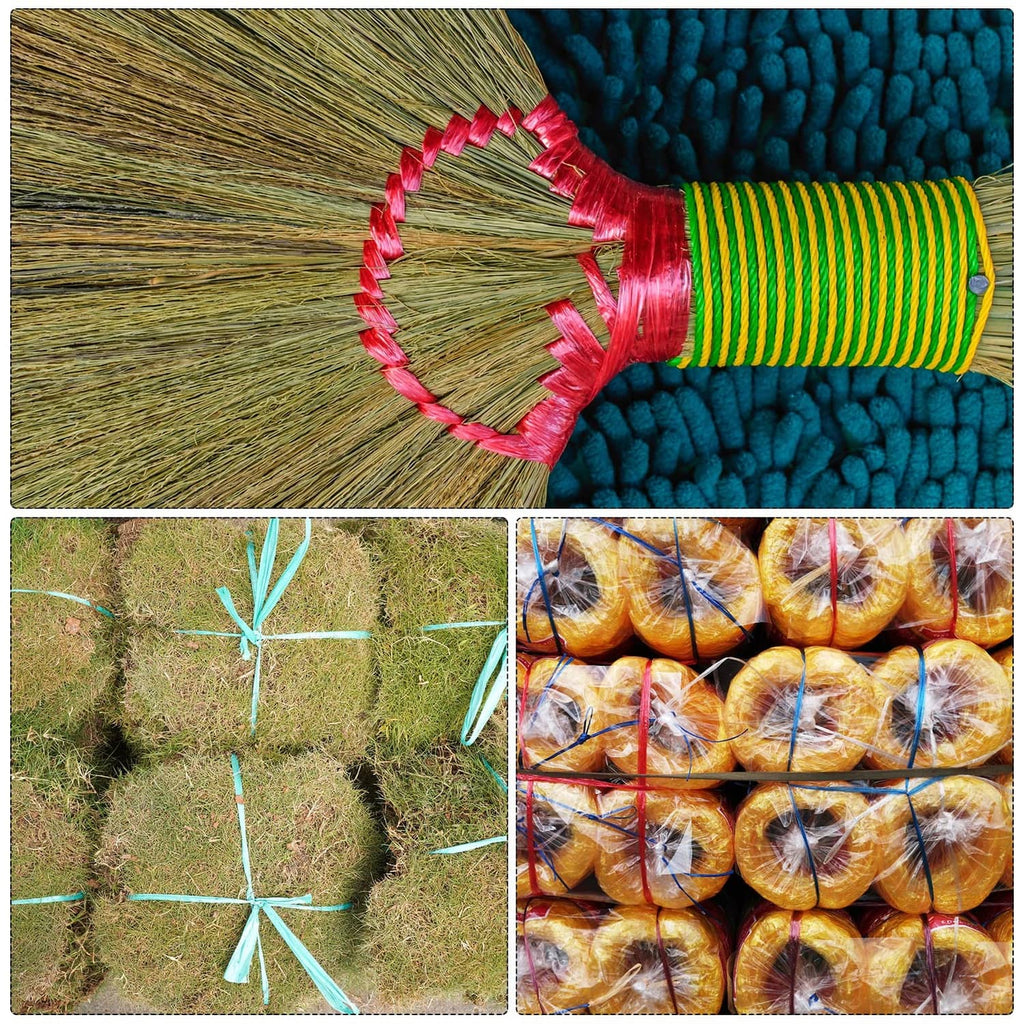 White rope twine bundle used for tying and bundling items in outdoor settings
