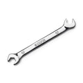 10 mm angle open-end wrench with angled open jaws and stamped size marking