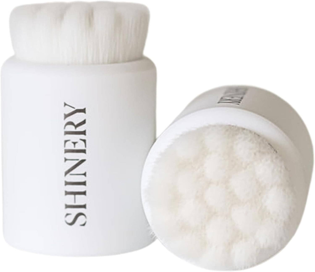Radiance brush for jewelry cleaning, white bottle and round soft bristle head