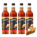 DaVinci Gourmet Pumpkin Pie syrup bottles (pack of 4) with pie slice garnish