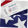 American nylon outdoor flag, white stars on dark blue field and red stripes