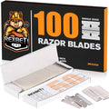 100-pack single-edge razor blades in retail box