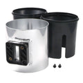 Spectre 4-inch polished aluminum MAF adapter tube with sensor port and two screws