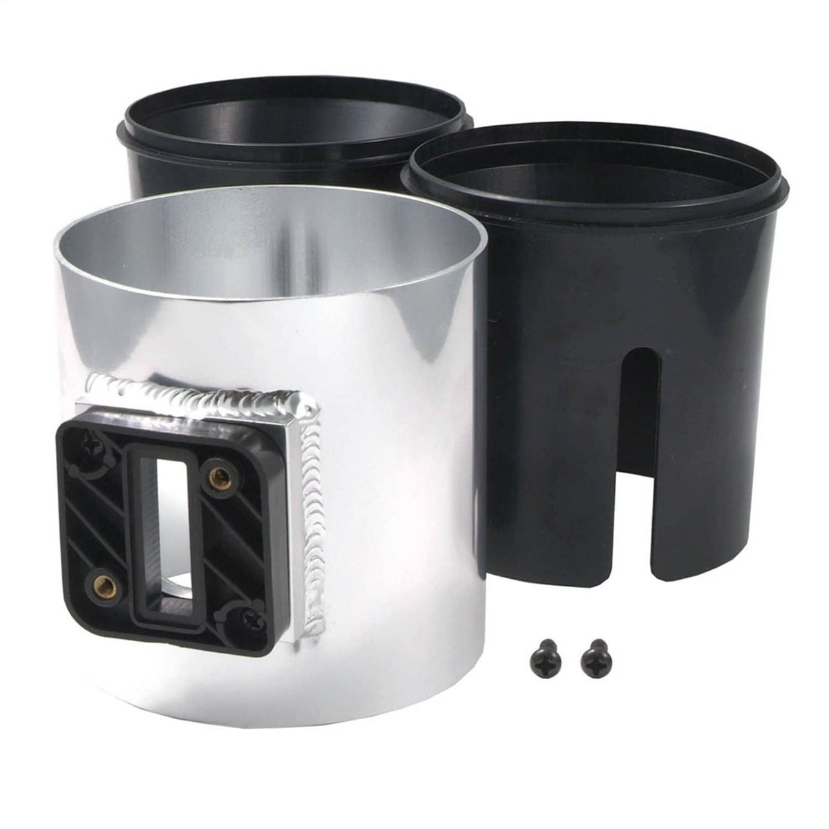 Spectre 4-inch polished aluminum MAF adapter tube with sensor port and two screws