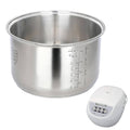RivetOak Rice Cooker 10 Cup Inner Pot Compatible with Tiger Standard, Silver