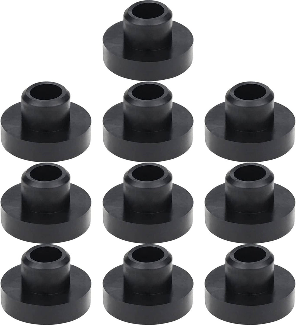 Fuel tank grommet bushings made of black nitrile rubber, universal fit