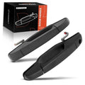 Textured black exterior door handle set for front left and right doors