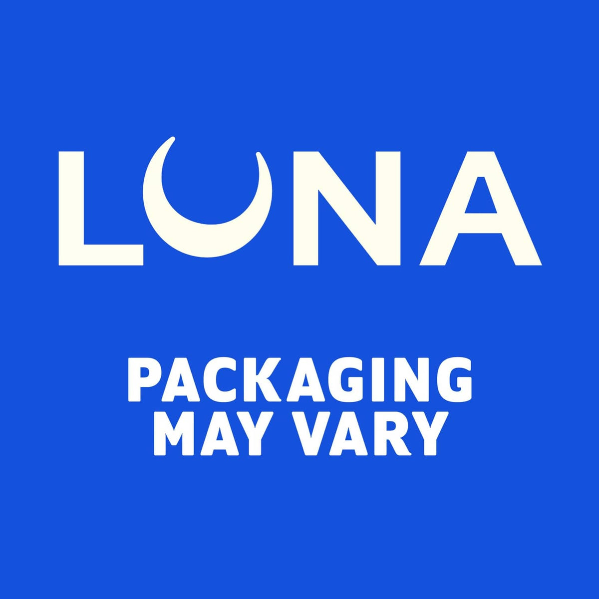 LUNA packaging may vary label
