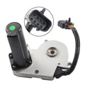 Transfer case encoder motor actuator with black harness and multi-pin connector