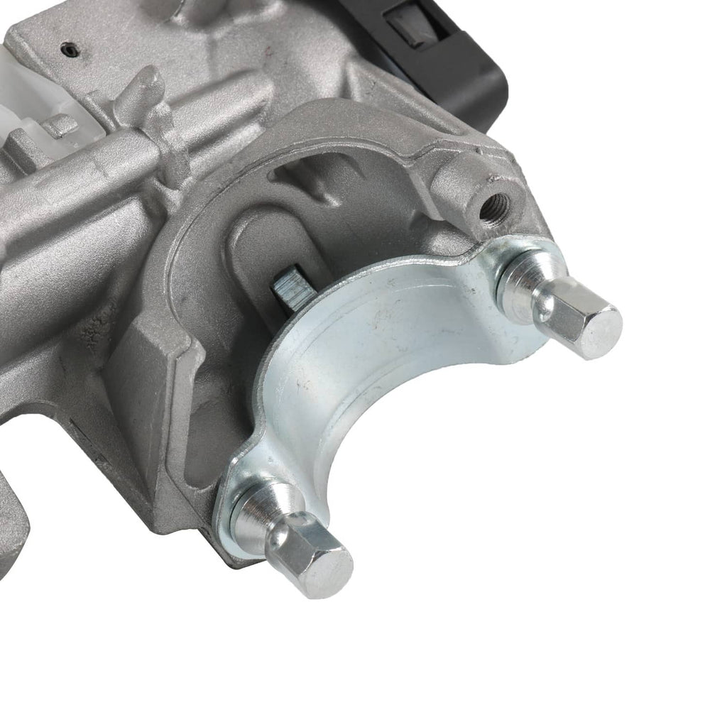 Ignition switch lock cylinder with metal housing and key cylinder shaft