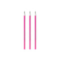 Three pink thermosensitive gel pen refills, 0.7mm tips