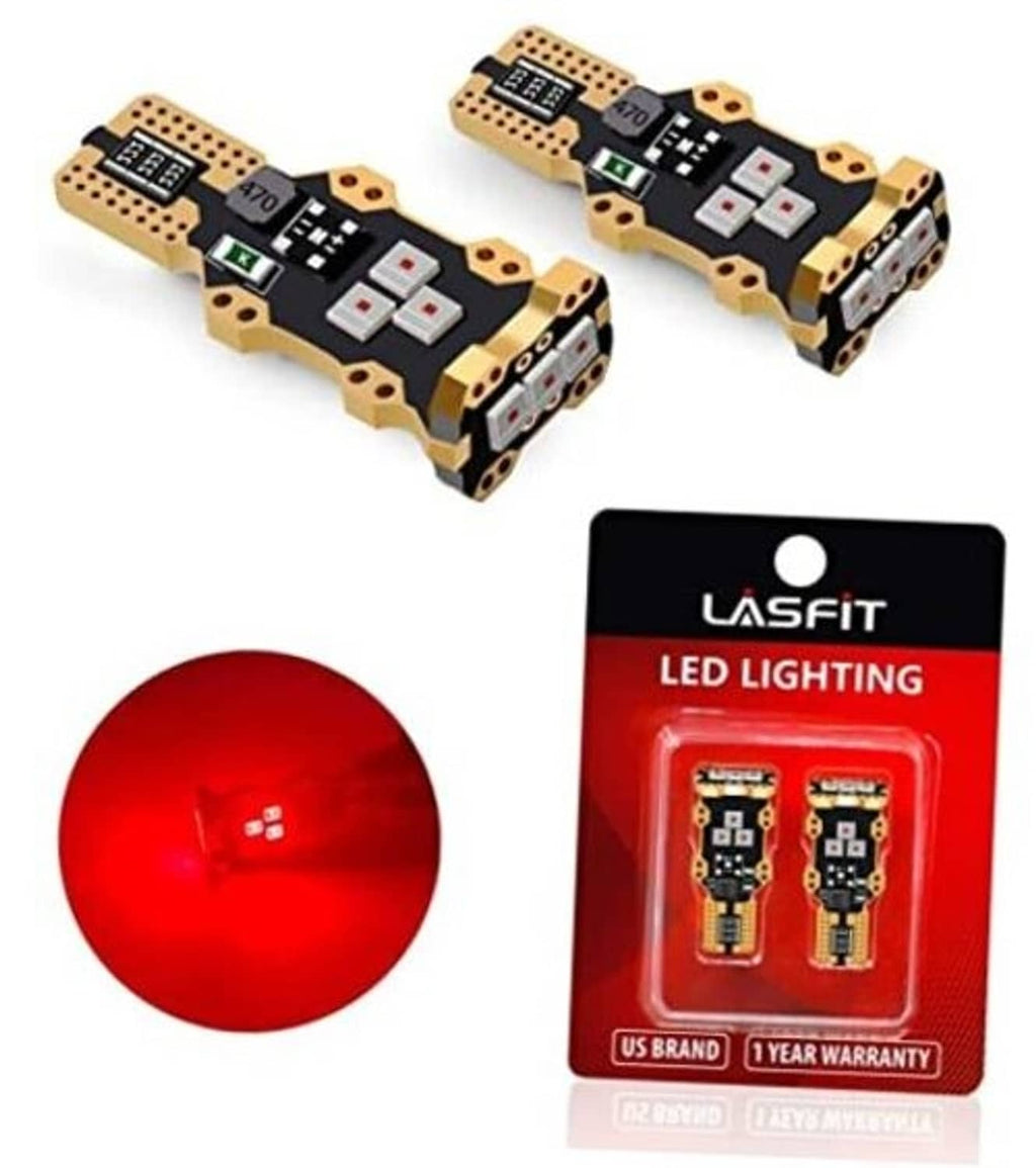 Red LED T15 921/912 brake light bulbs, set of two compact circuit boards