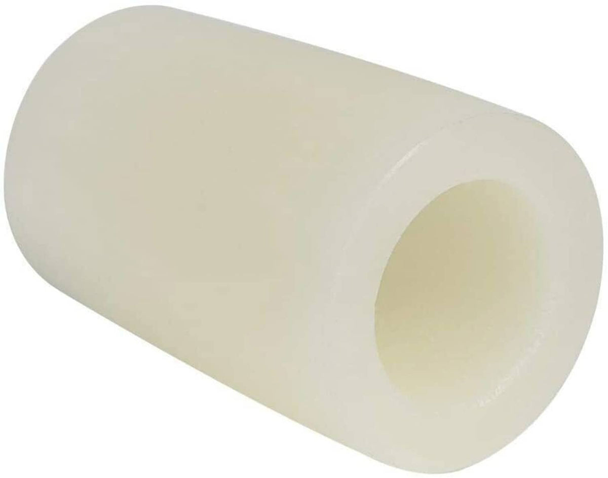 Off-white cylindrical sleeve/bushing for hydraulic seal installation
