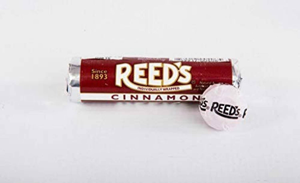 Individually wrapped Reed’s Cinnamon hard candy pieces